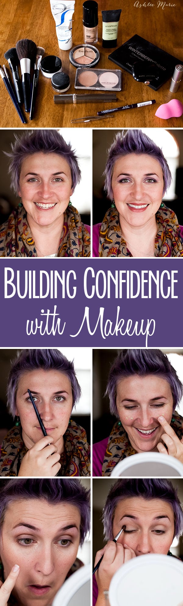 while confidence comes from within sometimes you can help it along by taking care of the outside, my makeup routine that helps me feel more me