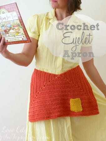 Crochet Eyelet Apron Pattern