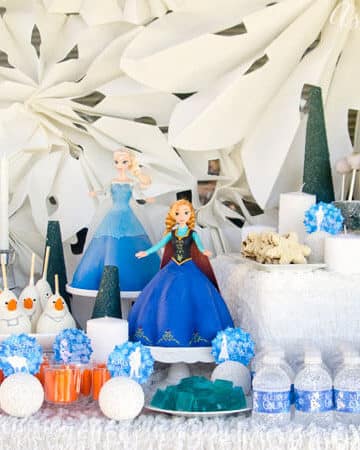 amazing frozen birthday party with crafts and recipes