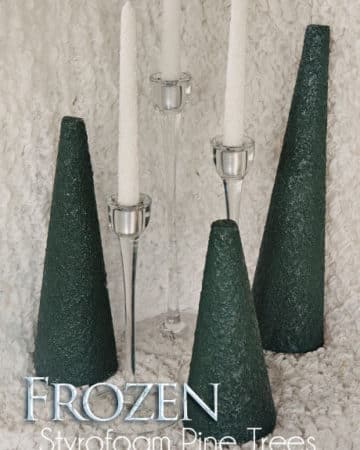 Frozen Party Supplies - Styrofoam Pine Trees