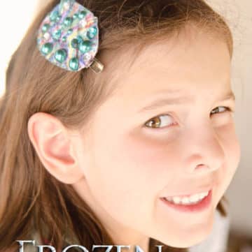 Frozen Snowflake Hair Clips