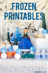 Frozen birthday party printables - Ashlee Marie - real fun with real food