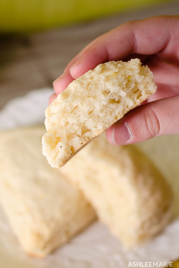 easy recipe for lemon scones