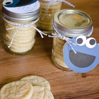 Cookie Monster Birthday Gift Tag