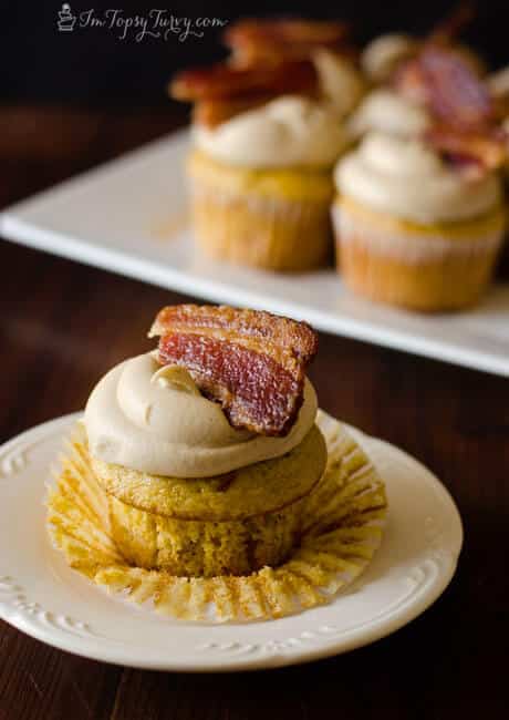 10 - Ashlee Marie - Maple Bacon Cupcakes
