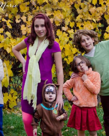 Scooby Doo family halloween costumes for kids