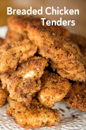 Breaded Chicken Recipe - Ashlee Marie - real fun with real food