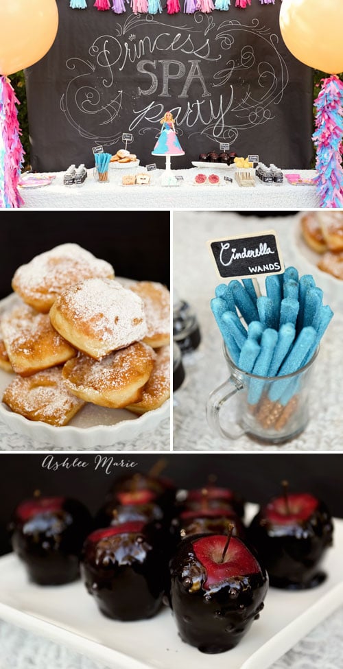 an amazing disney princess party with princess themed foods and fun activities