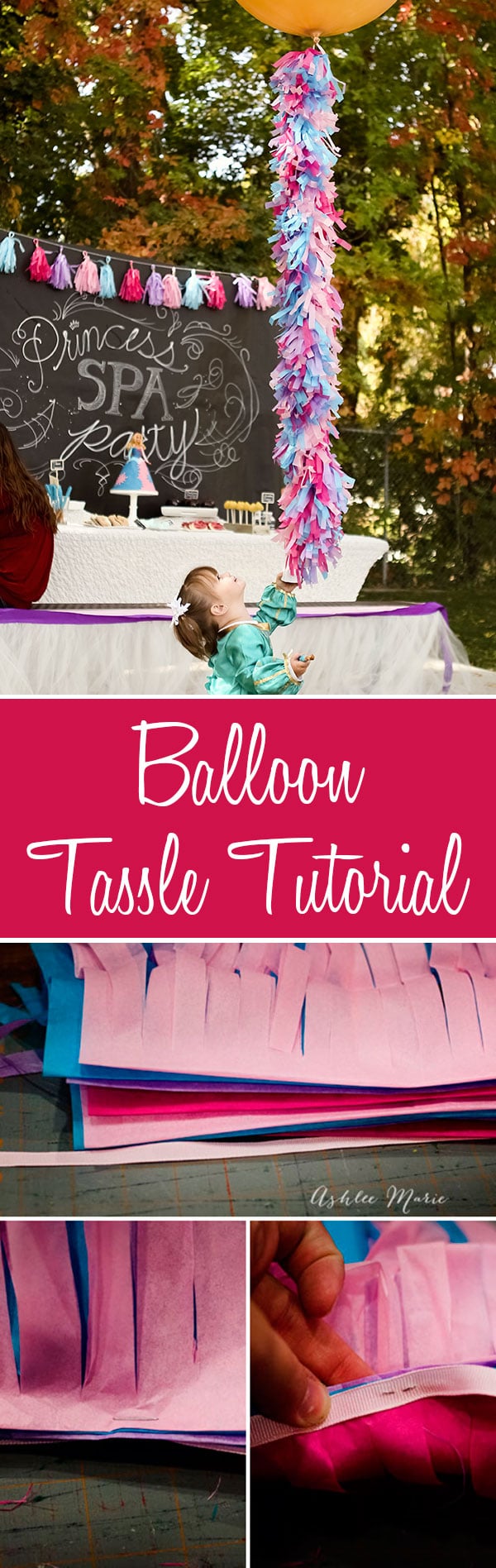 make your own balloon tassels for any party