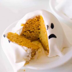 Mini Ghost Pumpkin Cakes