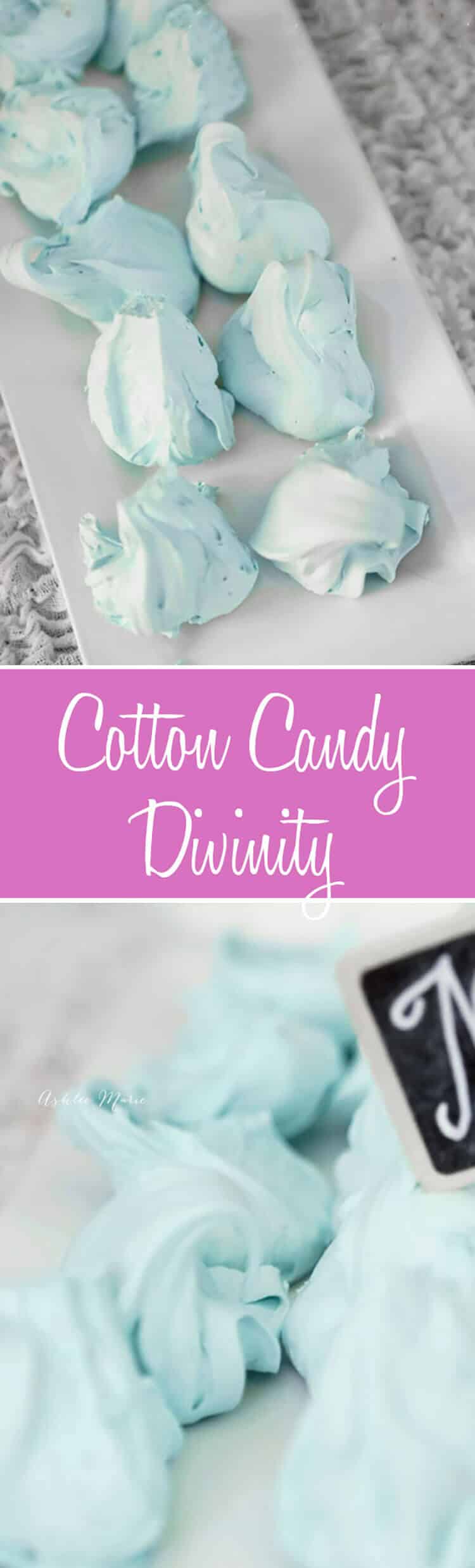 these cotton candy flavored divinity is not only pretty and delicious but makes the perfect will o the wisps from disney brave