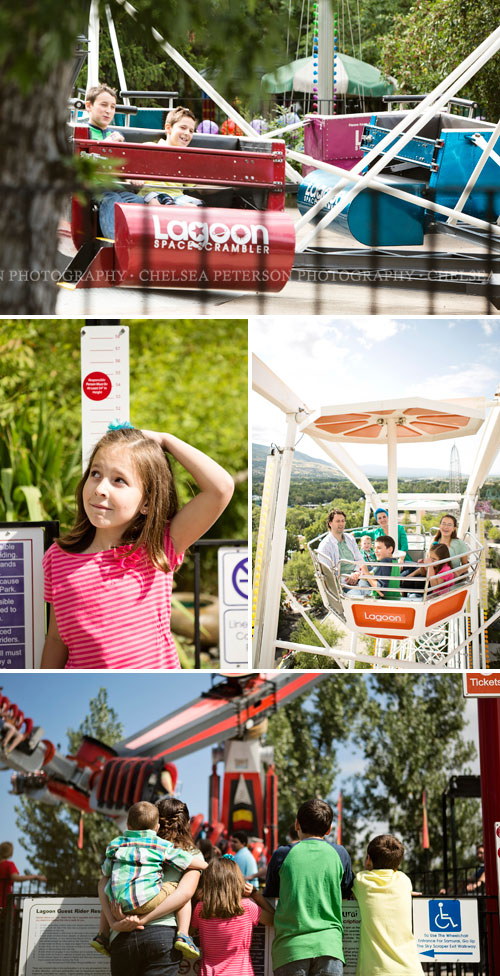 do you love amusement parks? they are a great place to take family pictures