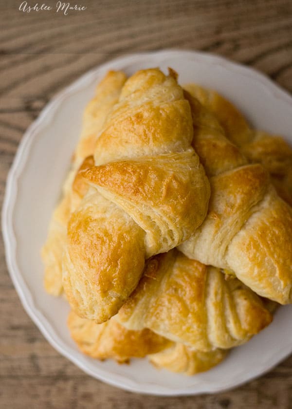 two instructional videos on how to make your own croissants at home, delicious and worth it