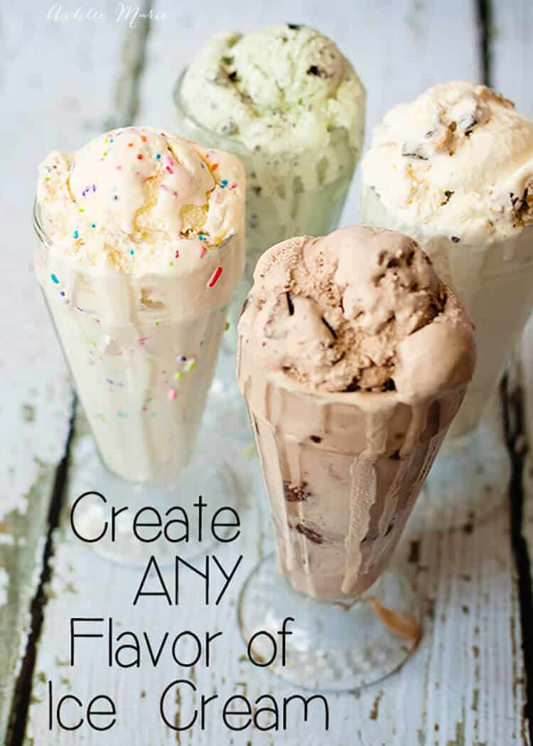 easy basic ice cream recipe you can turn into any flavor