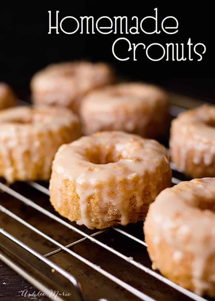 make your own layered dough and homemade cronuts with this recipe and video tutorial