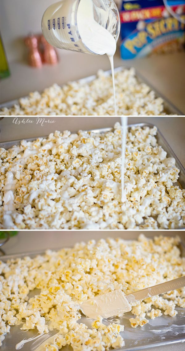 candy popcorn is so easy to make and is totally addictive