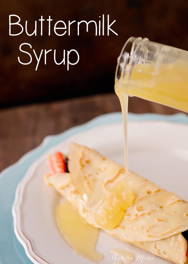 an easy and delicious recipe for the best buttermilk syrup you'll ever have