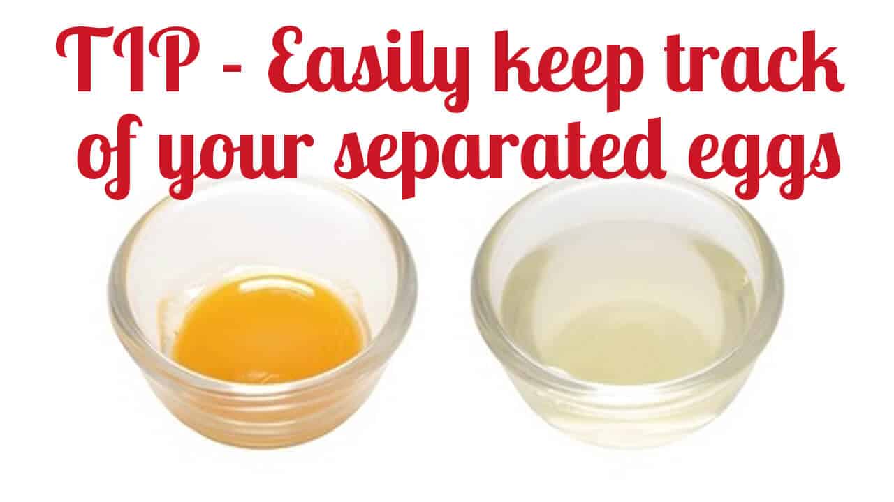 keep track of your separated eggs
