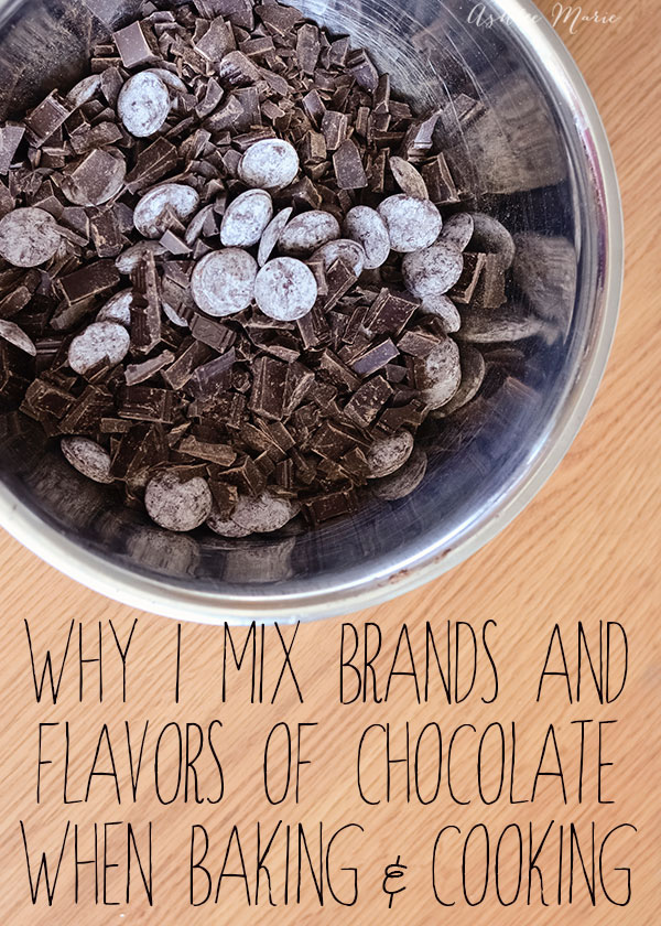 mixing chocolate flavors and brands
