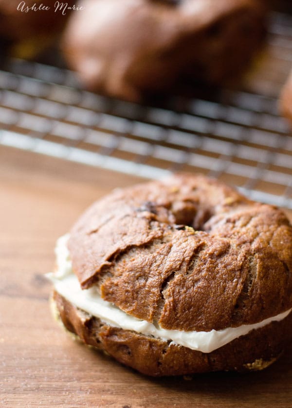 Add some cream cheese to your chocolate chip bagel for a great lunch