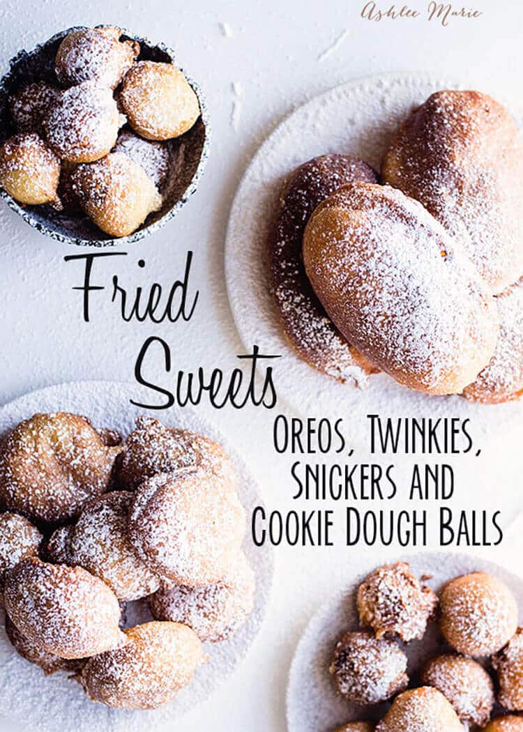 sweet deep fried treats are a favorite food at fairs, they are easy to make at home and always a huge hit - recipe and video tutorial