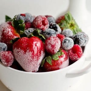 Sugared berries