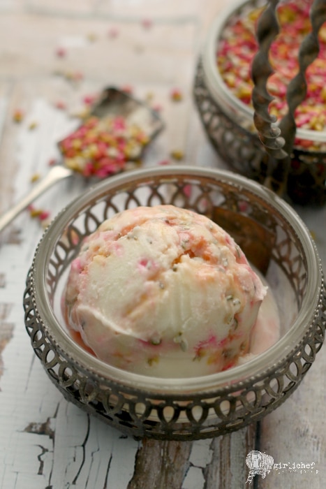 Anise-scented Ice Cream with Candied Fennel