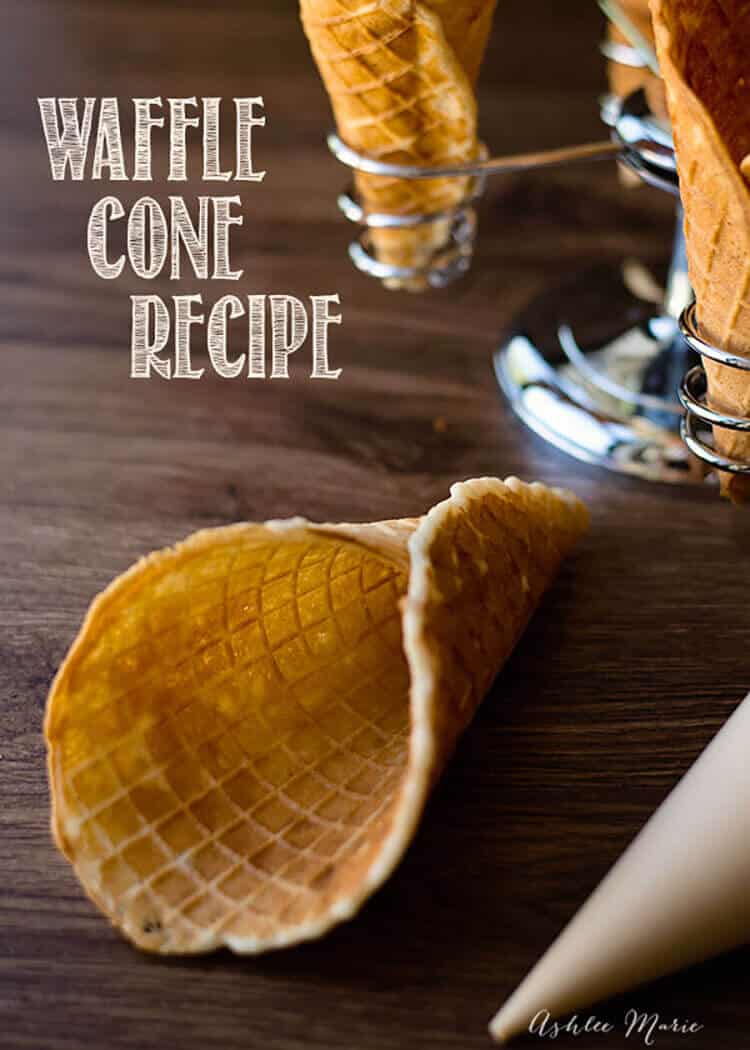 an easy waffle cone recipe. it tastes great, and everyone loves it, it is easy to make bowls or cones and is a huge hit every time