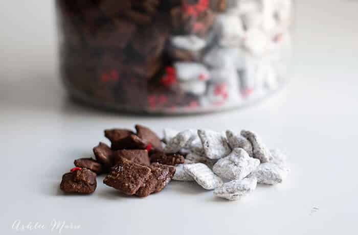 black and white puppy chow