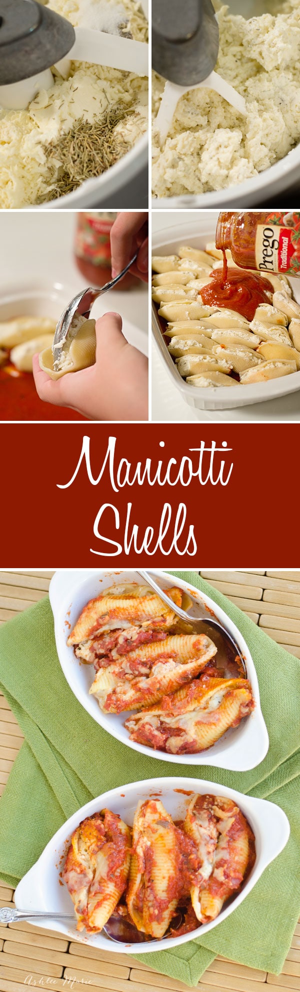 this manicotti in shells dinner is fast and easy and one that everyone in the family loves. Perfect for a busy night
