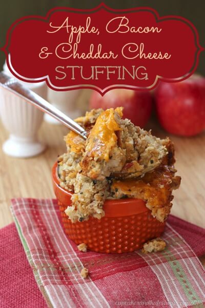 Apple Bacon & Cheddar Cheese Stuffing