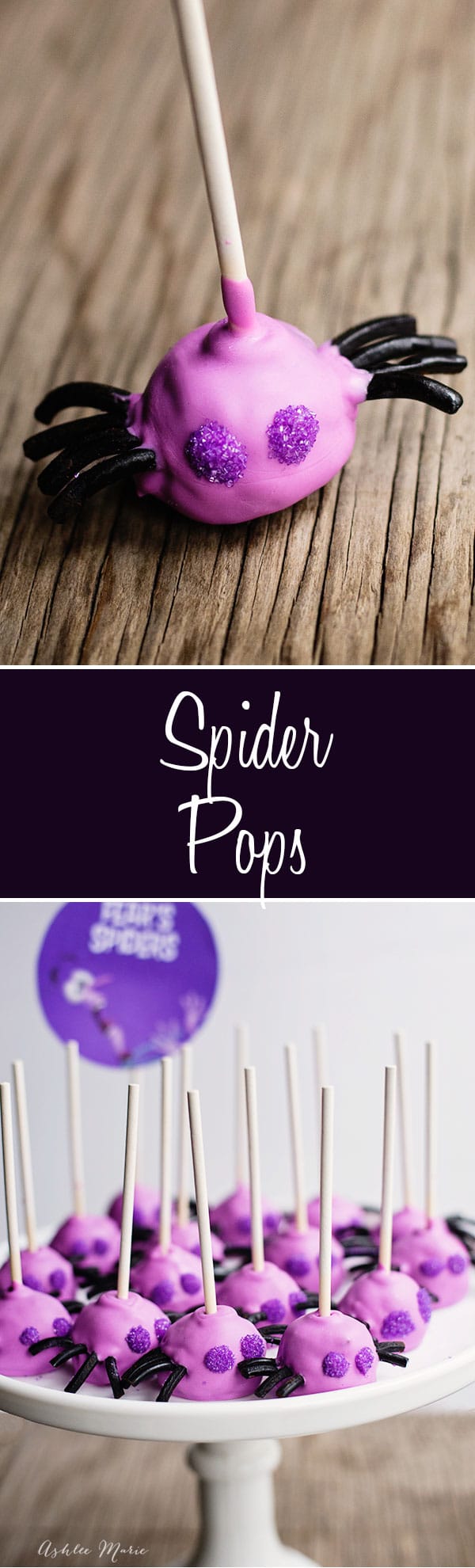 these spider oreo pops are super easy to make, and taste amazing, color them purple to represent Inside Out's Fear