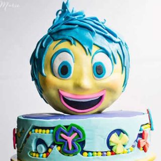 Inside Out Joy Cake Tutorial