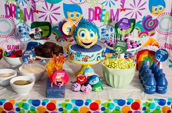 inside out movie party recipes and activities