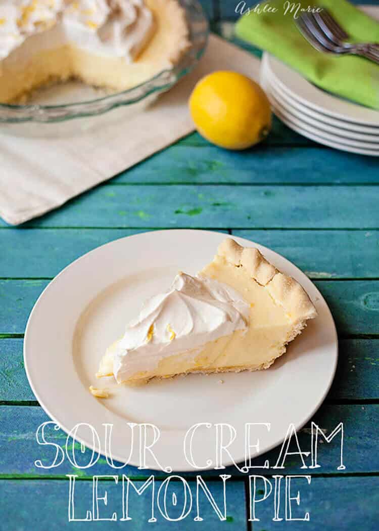 This sour cream lemon pie is my go-to pie. EVERYONE loves it and the recipe turns out perfect every time