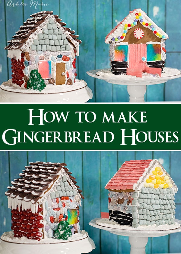 how to make gingerbread houses
