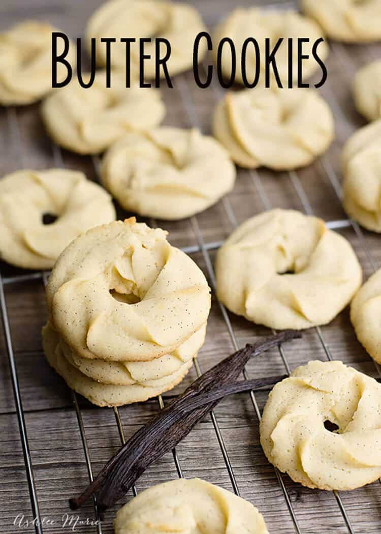 traditional danish butter cookies made with vanilla beans. Crisp, buttery, oh so delicious, a recipe everyone will love