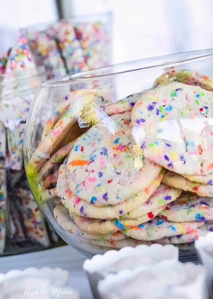 cake mix and sprinkles cookies