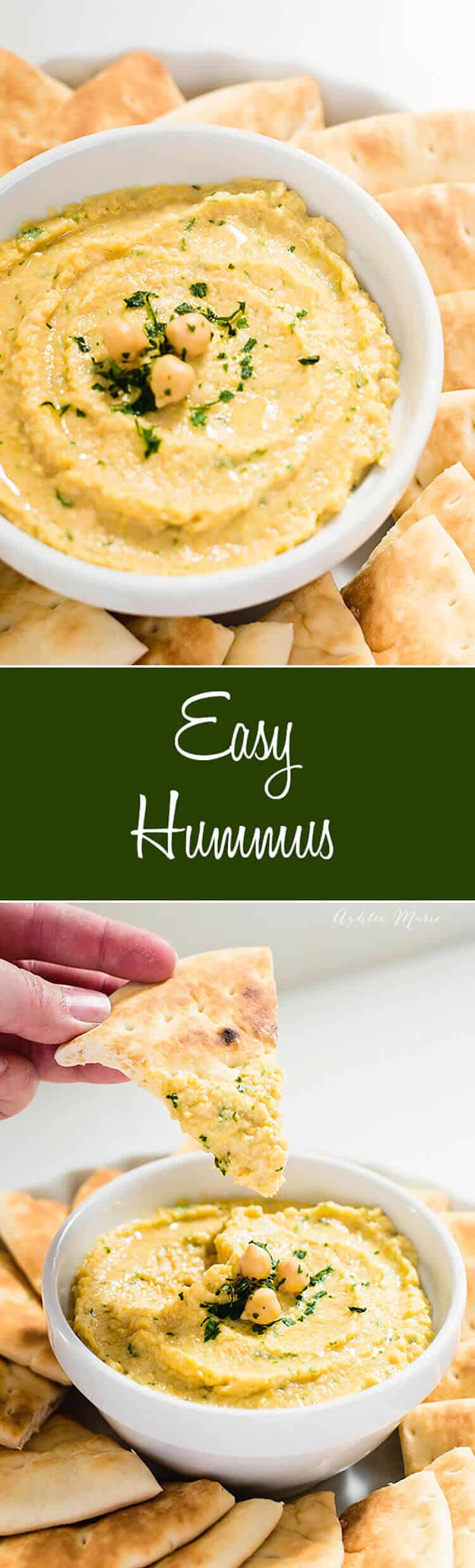 hummus is easy to make and tastes great!
