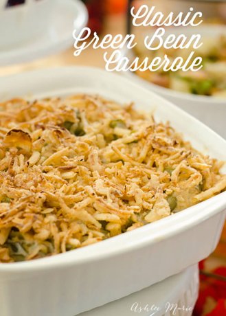 Green Bean Casserole - Ashlee Marie - real fun with real food