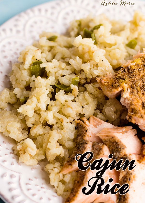 this cajun rice dish is spicy but not too spicy and the perfect side dish for a delicious New Orleans main dish