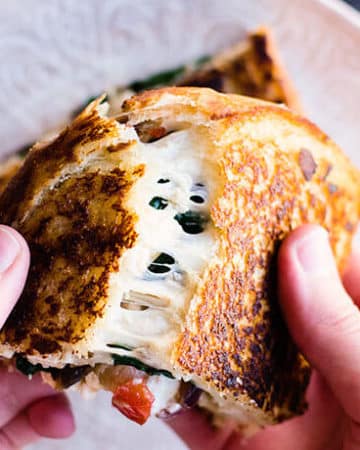 Chicken Mediterranean grilled cheese - 11 grilled cheese recipes