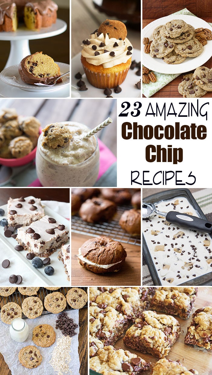 these twenty three chocolate chip recipes are unique and always delicious