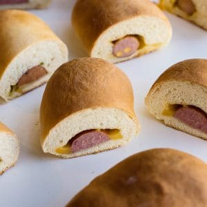 Cheese and sausage kolache