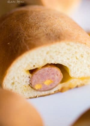 Cheese and sausage kolache - Ashlee Marie - real fun with real food