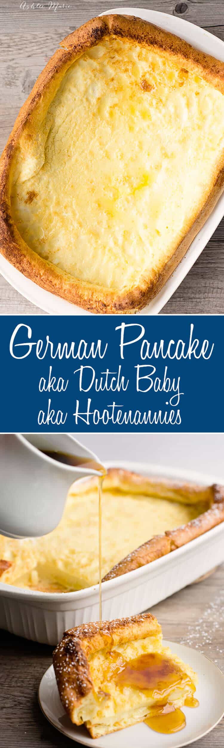 German pancakes are my go to breakfast for dinner, it is easy, tastes great and is filling. Also everyone in the family loves them (they are also known as dutch babies or Ho