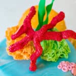coral under the sea cake