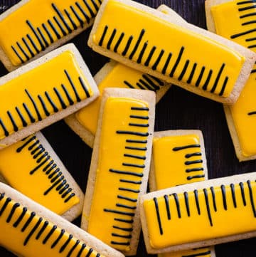 Ruler Sugar Cookies – Back to School