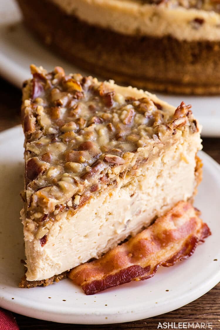 maple bacon cheesecake recipe and cooking video