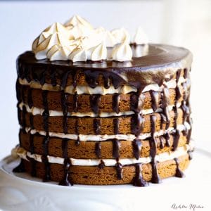 S’more Peanut Butter Cookie Cake